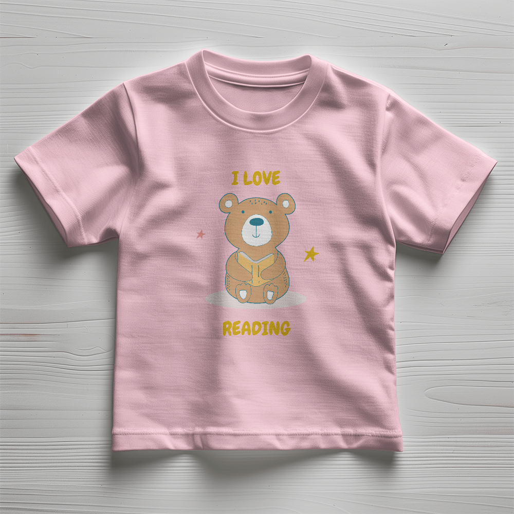 I Love Reading Toddler Short Sleeve Tee