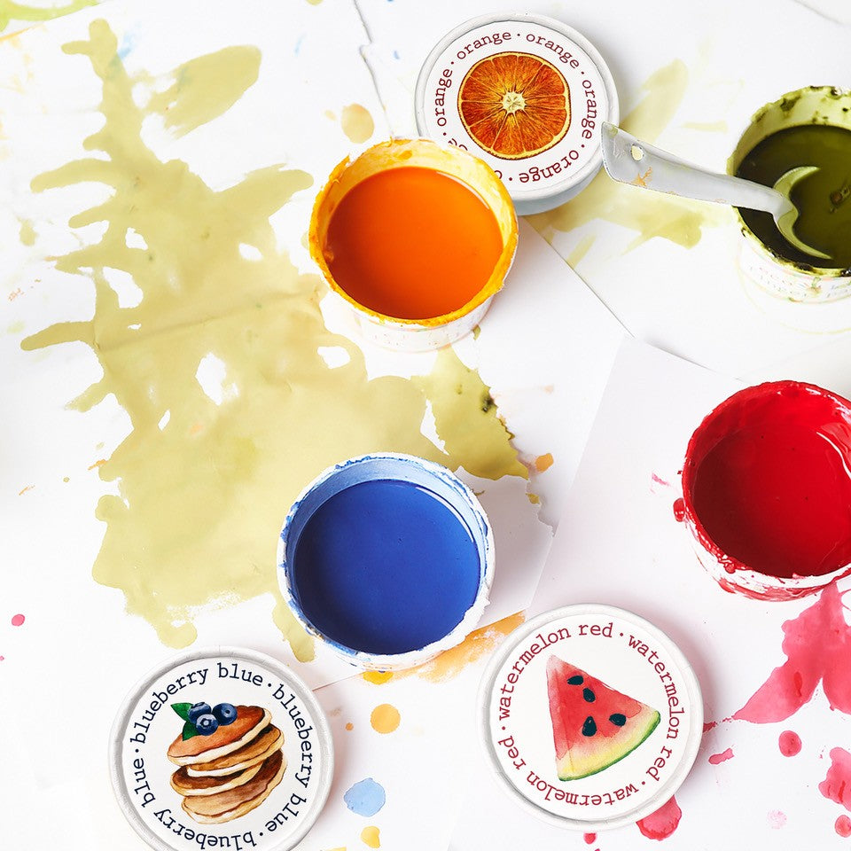 All-Natural Finger Paint – Long Lasting, Shelf Stable Non-Toxic