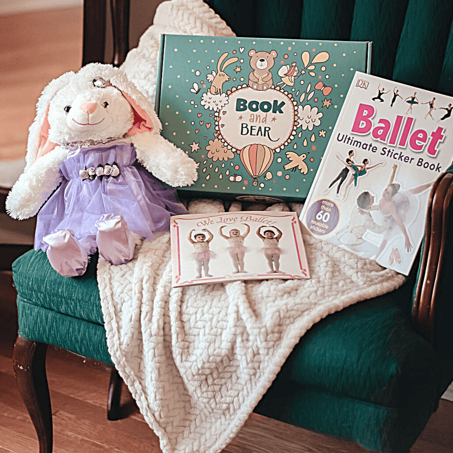 Ballerina Bunny to Build - Stuffing Kit and Book Boxed Set