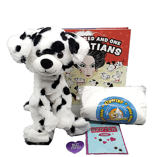 Dalmatian Stuffing Kit and Book Set by Book and Bear