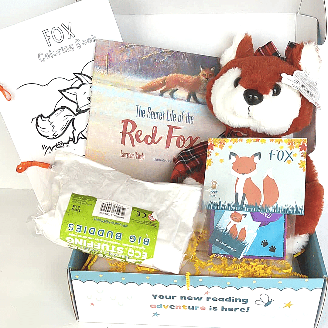 Fox Stuffing Kit and Book Set by Book and Bear