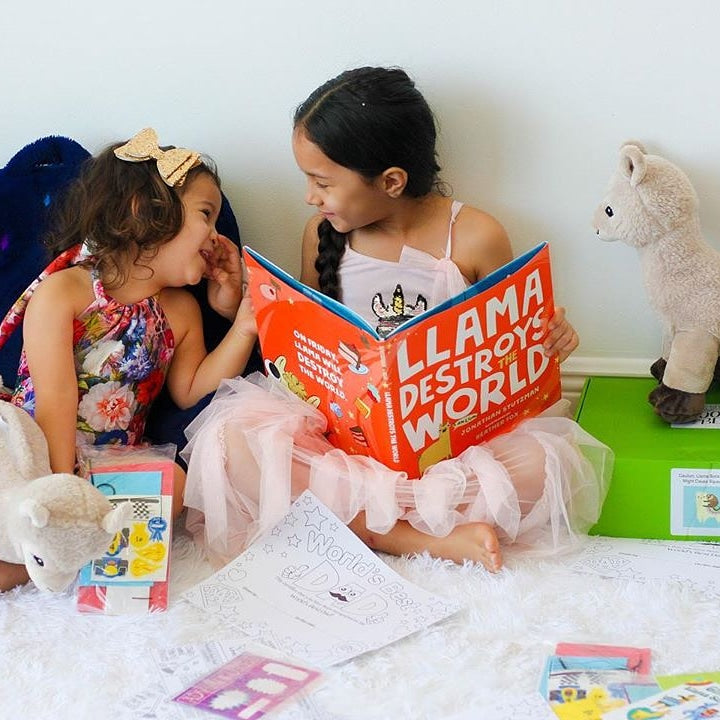 Book and Bear Subscription Box For Two Kids