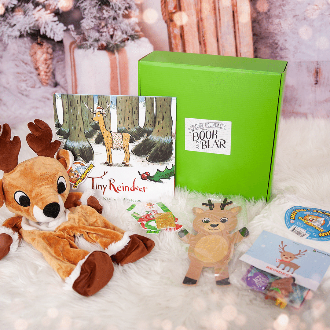 Reindeer Stuffing Kit and Book Set