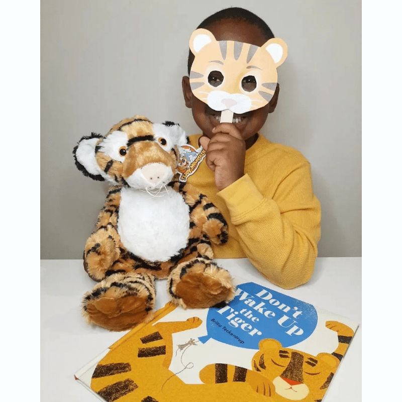 Tiger Stuffing Kit and Picture Book Set