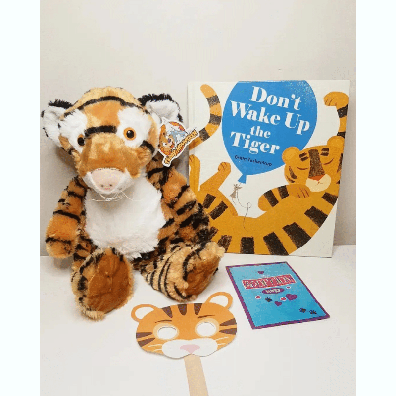 Tiger Stuffing Kit and Picture Book Set