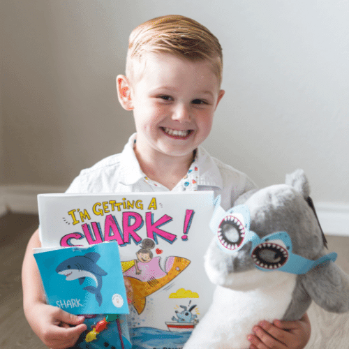 Shark Stuffing Kit and Book Set by Book and Bear