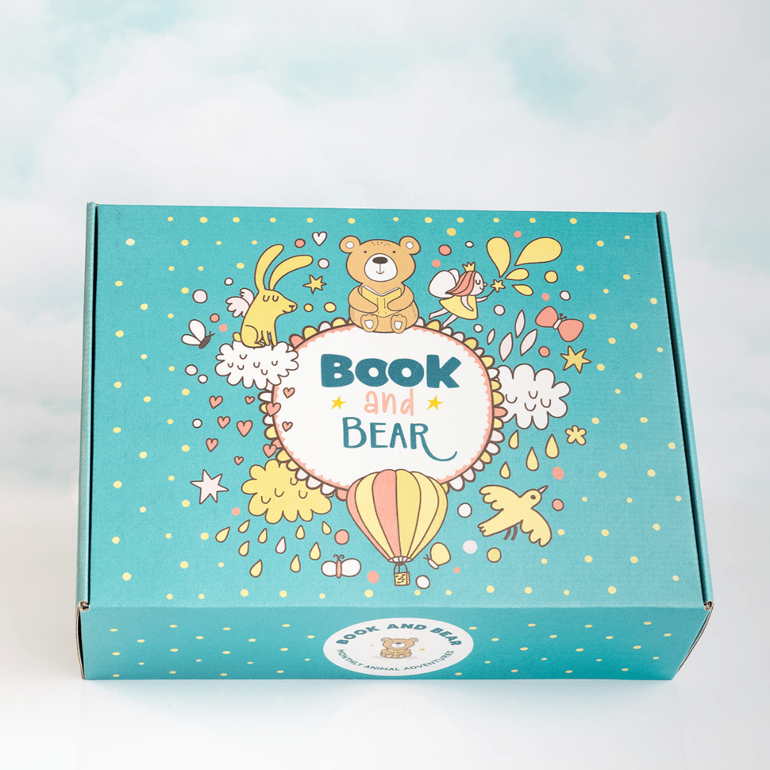 Book and Bear's uniquely designed mailing box