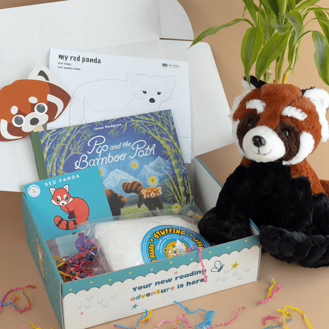 Red Pandas are an endangered species of absolutely adorable little fluffy animals. Give you child a red panda they can hug and read about a red panda and its mama looking for a new habitat.