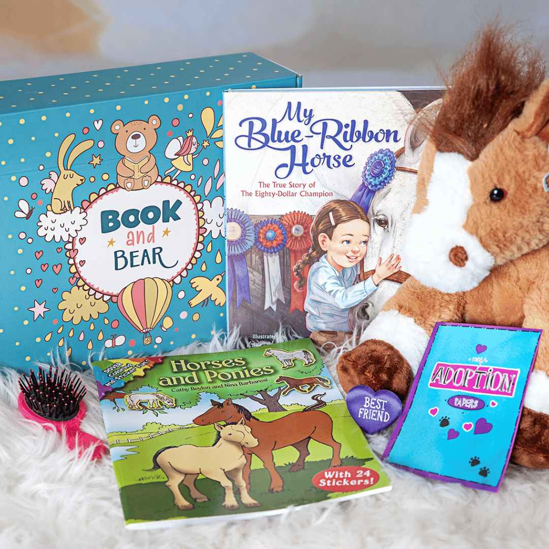 Horse Stuffing Kit and Book Set by Book and Bear