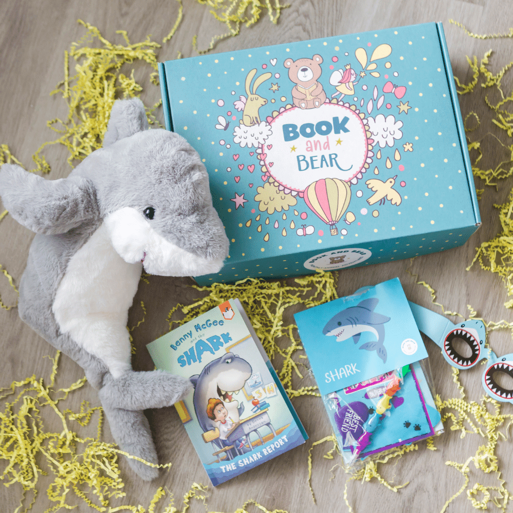 Book and Bear Subscription Box For Two Kids