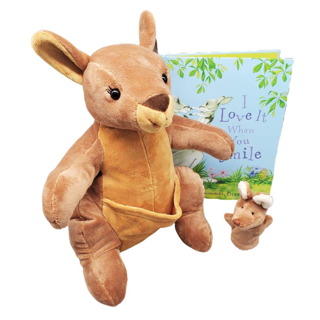 Kangaroo Stuffing Kit and Picture Book Set