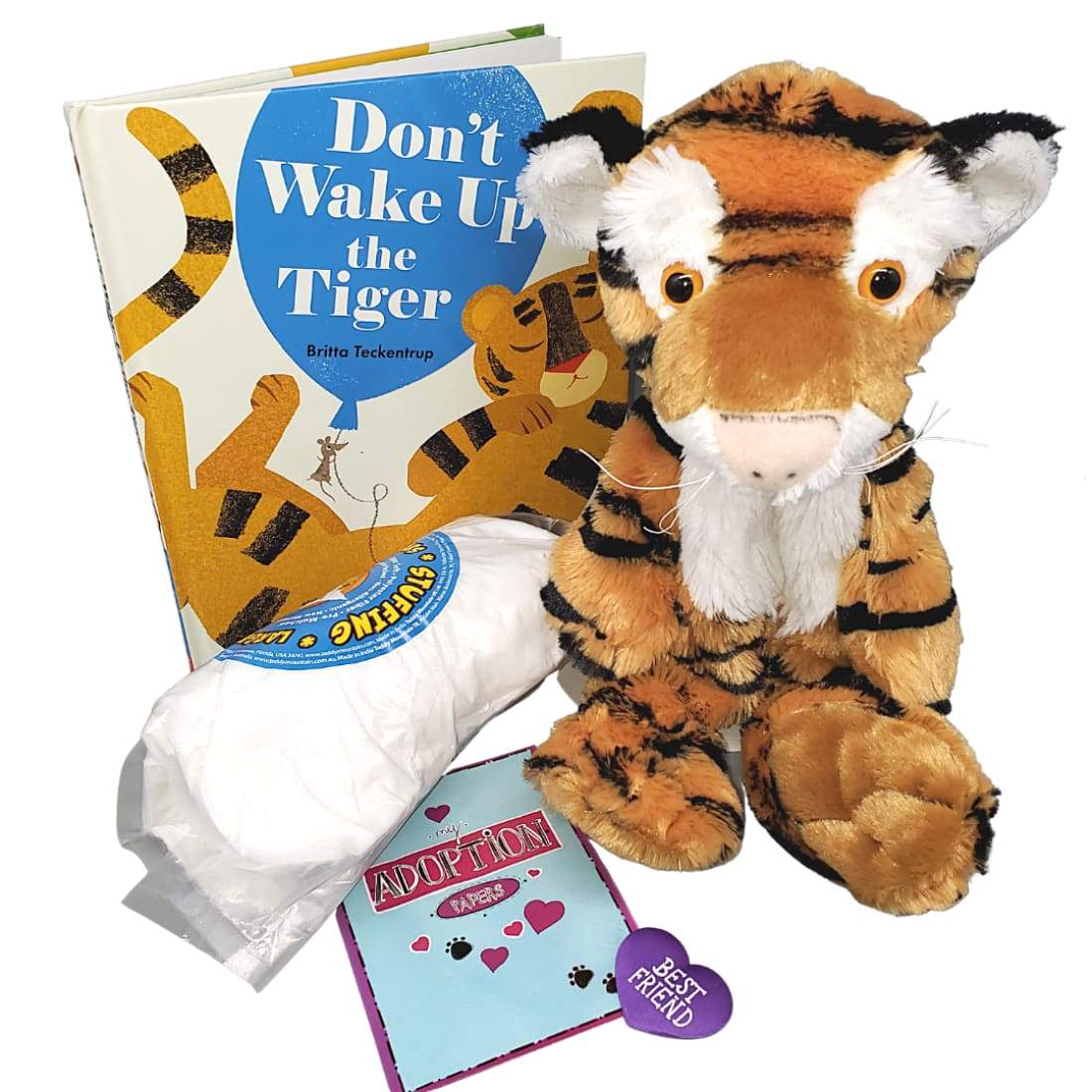 Tiger Stuffing Kit and Picture Book Set